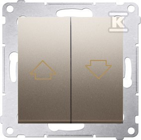 PRZYCISK ŻALUZ BLOK.ELEK.ZŁO.MAT SIMON