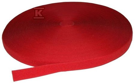 RZEP DWUSTRONNY 5M CZERWONY (19-0079CZE)