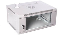 SZAFA 19" 6U S/600 G/450 SZARY