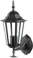 OPRAWA ŚCIENNA E27 VT-749 CZARNA IP44