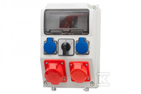 ROZ.CAJA 9M 2X16/5 2X230V 0/1(32A)