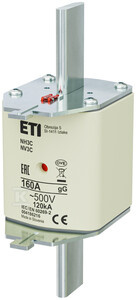 WKŁADKA NH3C GG 160A/500V