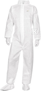 KOMBINEZON BEZ KAPTURA BIAŁY XL