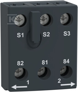 BLOK NAWROTNY ZŁĄCZ ZESTYKÓW CEW.TESY