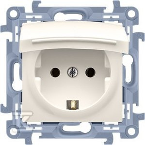 GN.IP44 Z/U SCHUKO PRZE.TO.KREM SIMON10