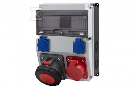 ROZ.CAJA 12M BICOLOR 32/5 63/5 2X230V