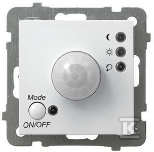 CZUJNIK RUCHU ELEKTRONICZNY BIAŁY AS