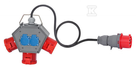 R.POLYBOX W16/5 GN3X16/5 2X230+P5X25-5OW