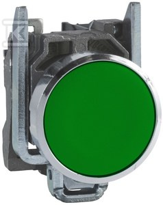 XB4BA31 PRZYC.PŁASK.POWRÓT NO ZIELONY