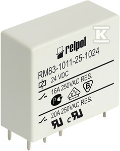 PRZEK.MIN.DO OBW.DRUK,1Z,12VDC,IP40