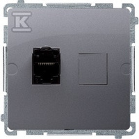 BM61E.01/43 GNIAZDO BASIC SREBRO MAT