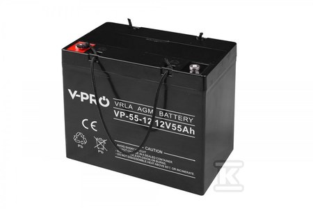 AKUMULATOR AGM VPRO 12V 55 AH