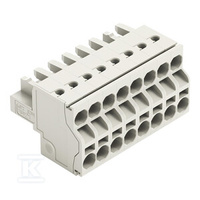 GNIAZDO 2-PRZE.PUSH-IN CA.CLAMP®, 2,5 M