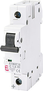 WYŁĄCZNIK ETIMAT 10-DC 1P C1,6 6KA