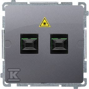 BMGS2.01/43 GNIAZDO BASIC SREBRO MAT