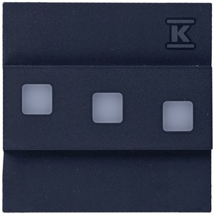 LED VIKA, ANTRACYT, 1,2W, 3100K