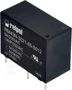 RM45N PRZEKAŹNIK 1Z 10A CEWKA 12VDC S