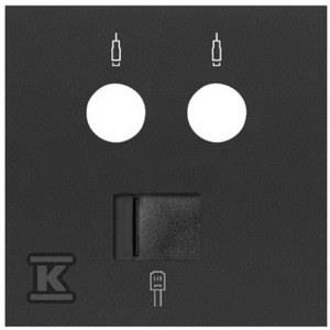 10000072-238 POKRYWA SIMON100 CZARNY MAT