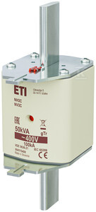 WKŁADKA NH3C GTR 72A/400V 50KVA