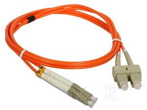 PATCH CORD MM OM2 LC-SC DUPLEX 50/125 1M