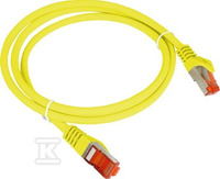 PATCH-CORD F/UTP KAT.6 PVC 0.25M ŻÓŁT