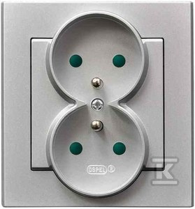 GN.2-KR.Z/U PRZ.SREBRO MAT SONATA