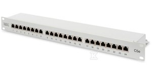 PATCH-PANEL 19" 24X RJ45 S/FTP KAT. 5E