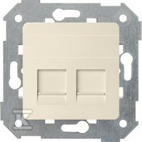 POKRYWA GN.2XRJ45(ADAP+ŻALUZJ)BEŻOWY