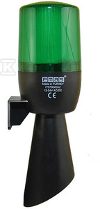 LAMPZ ZIELONA+BUZER 48-240V AC