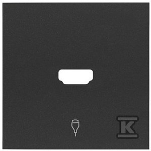 10001094-238 POKRYWA SIMON100 CZARNY MAT