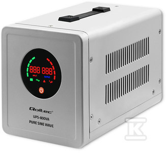ZASILACZ UPS/800VA/560W/SZARY