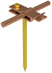 U. UNIW. WBIJANY: H=25CM, B DO 30MM /CU/