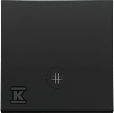 KLAW.1-KR.OCZ.KRZYŻ. CZARNY MAT SIMON55