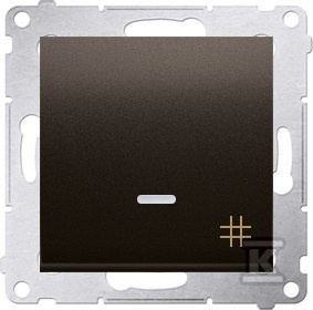 ŁĄCZNIK KRZYŻ.PODŚW.BRĄZ SIMON54