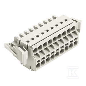 GNIAZDO 2-PRZE.PUSH-IN CA.CLAMP®, 2,5 M