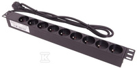 LISTWA ZASILAJĄCA 19" 9X230V