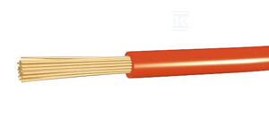 LGY 1,0 750V CZERW.LINKA GIĘTKA(H07V-K)