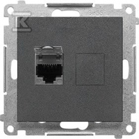 GN.1-KR.KOM.RJ45 K.6 P. GRAFIT.M.SIMON55