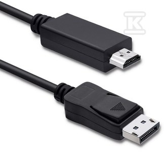 DISPLAYPORT V1.1 MĘSKI HDMI MĘSKI 2M