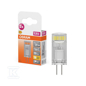 ŻAR.LED PIN 12V 1.5W 827 CLR G4