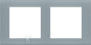 RAM.2-KR.NAT.SZKŁO MROŻONE SZARE SIMON