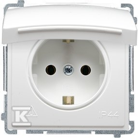 BMGSZ1BZ.01/11 GNIAZDO BASIC BIAŁY