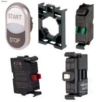 PRZYC.PODŚW.CZARNY START/STOP 230V