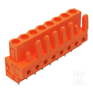 GNIAZDO THT, KON.PRO.RA.5,08 MM, 8-BIEG.