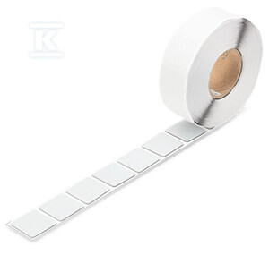 TABLICZKI NA PRZYCI.27 X 27 MM, SREBR.