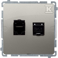 BM62.01/29 GNIAZDO BASIC SATYNOWY