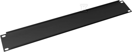 ZAŚLEPKA 19" 1U METALOWA, KOLOR CZARNY