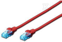 PATCH CORD RJ45/RJ45 U/UTP KAT.5E 1M