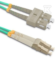 PATCHCORD LC/UPC-SC/UPC OM4 DUPLEX 1M