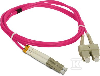 PATCH CORD MM OM4 LC-SC DUPLEX 50/125 5M